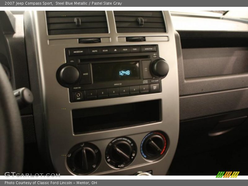 Steel Blue Metallic / Pastel Slate Gray 2007 Jeep Compass Sport
