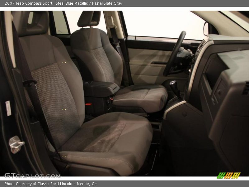 Steel Blue Metallic / Pastel Slate Gray 2007 Jeep Compass Sport