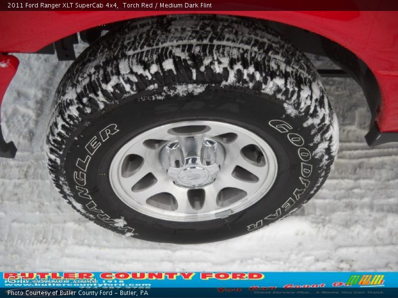 Torch Red / Medium Dark Flint 2011 Ford Ranger XLT SuperCab 4x4