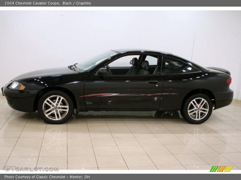 Black / Graphite 2004 Chevrolet Cavalier Coupe