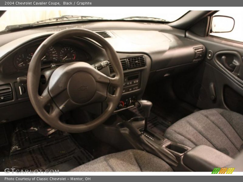 Black / Graphite 2004 Chevrolet Cavalier Coupe