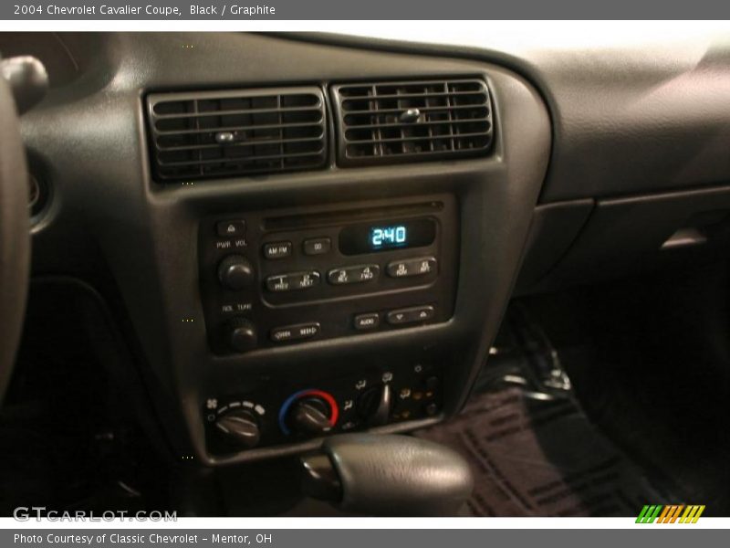Black / Graphite 2004 Chevrolet Cavalier Coupe