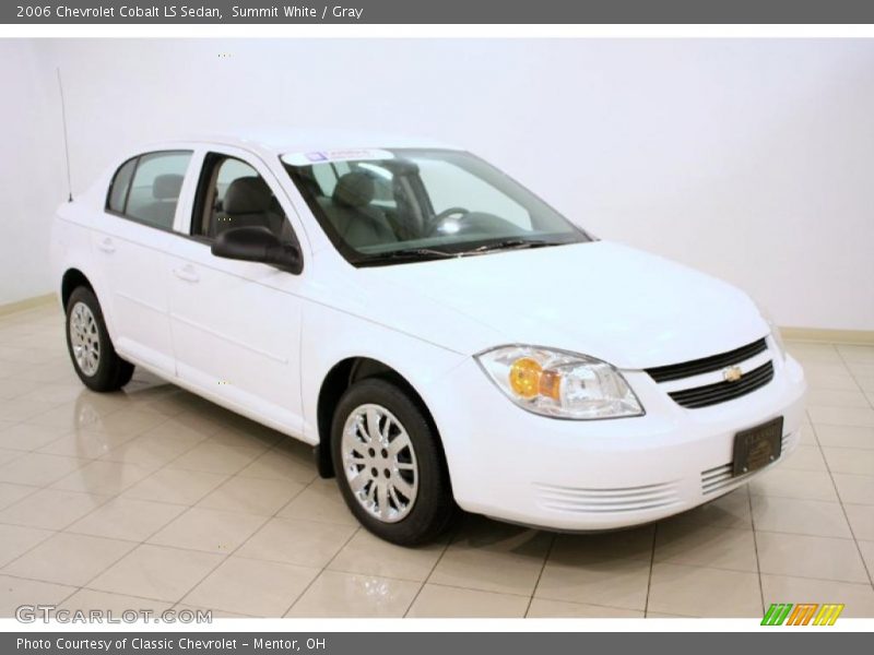 Summit White / Gray 2006 Chevrolet Cobalt LS Sedan