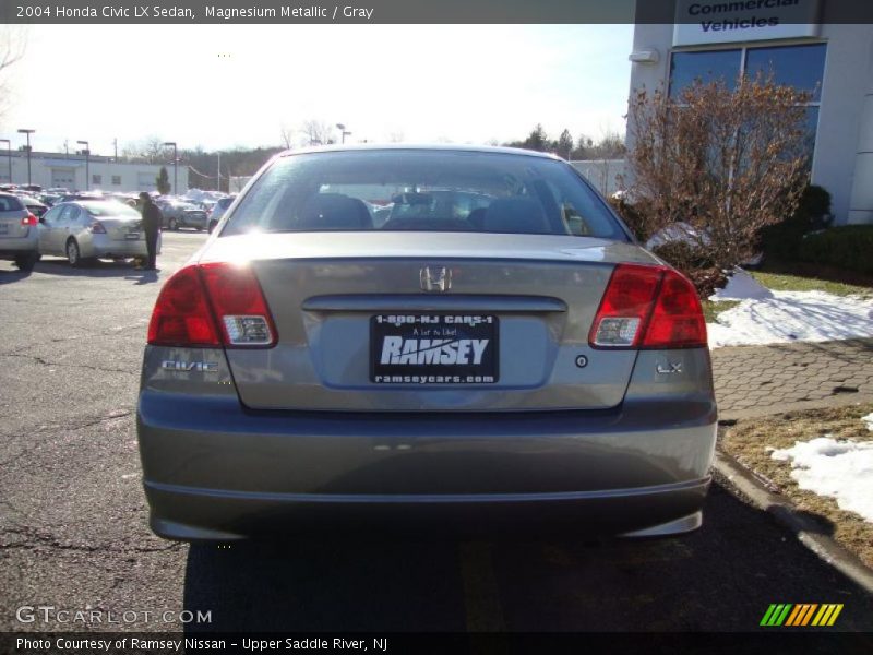 Magnesium Metallic / Gray 2004 Honda Civic LX Sedan