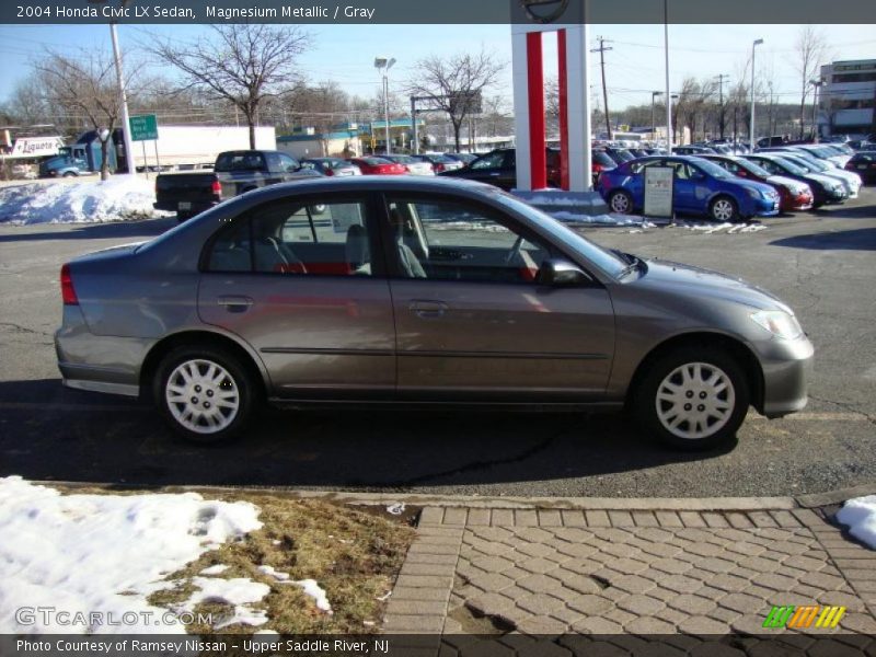 Magnesium Metallic / Gray 2004 Honda Civic LX Sedan
