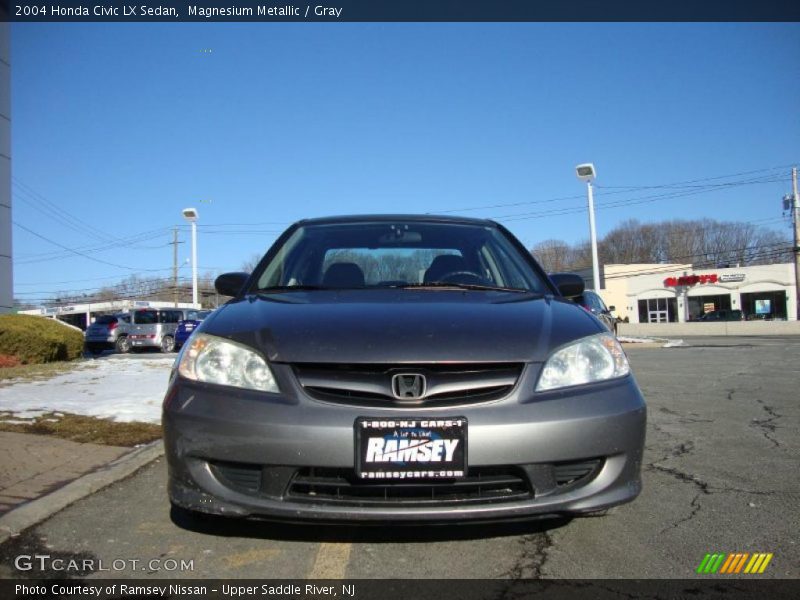 Magnesium Metallic / Gray 2004 Honda Civic LX Sedan