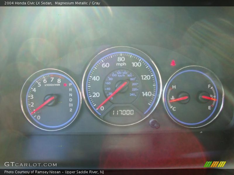 Magnesium Metallic / Gray 2004 Honda Civic LX Sedan