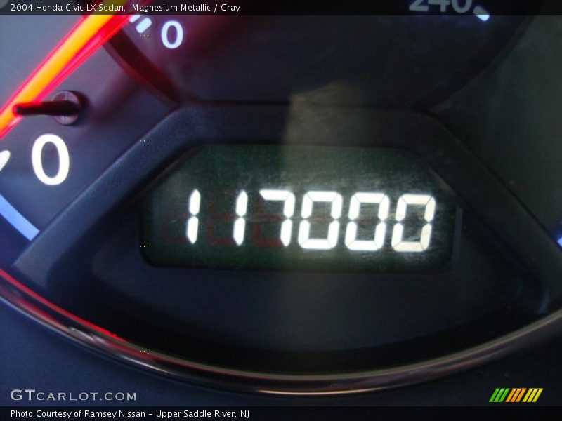 Magnesium Metallic / Gray 2004 Honda Civic LX Sedan