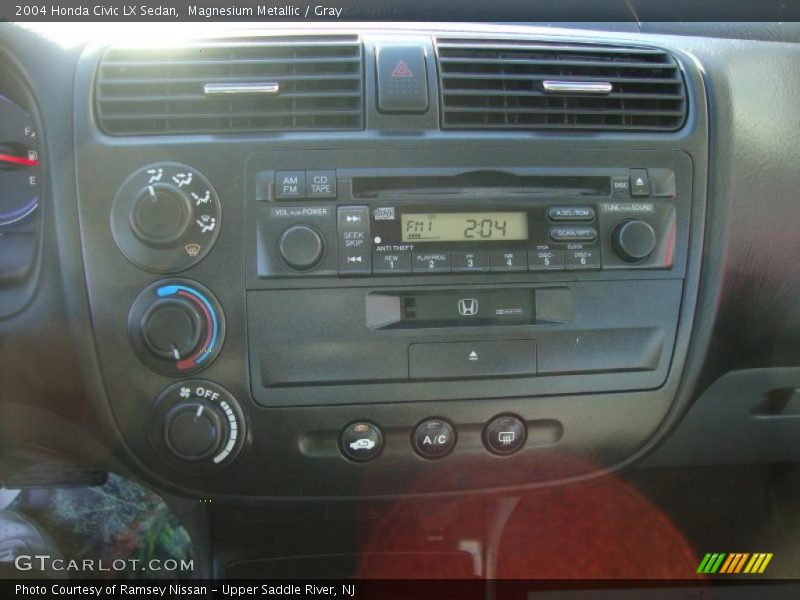 Magnesium Metallic / Gray 2004 Honda Civic LX Sedan