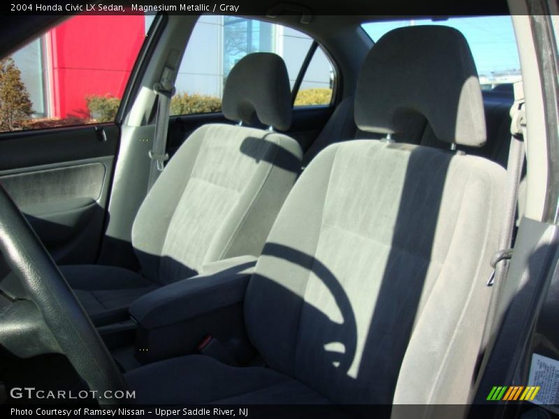 Magnesium Metallic / Gray 2004 Honda Civic LX Sedan