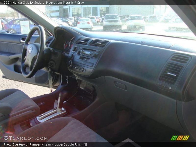 Magnesium Metallic / Gray 2004 Honda Civic LX Sedan