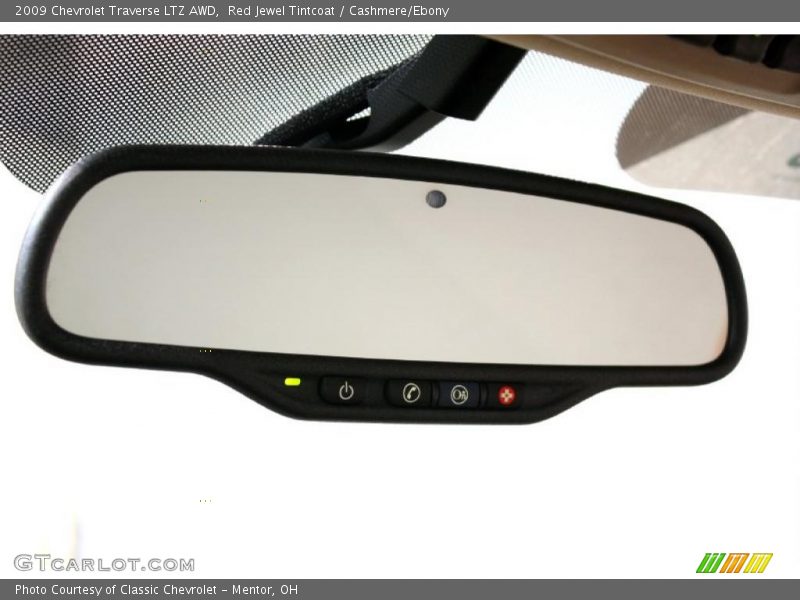 Red Jewel Tintcoat / Cashmere/Ebony 2009 Chevrolet Traverse LTZ AWD
