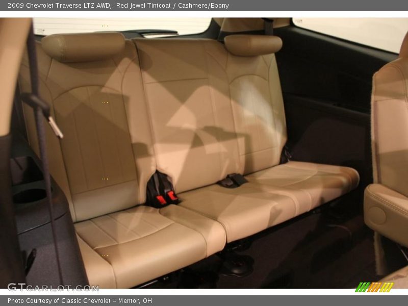 Red Jewel Tintcoat / Cashmere/Ebony 2009 Chevrolet Traverse LTZ AWD