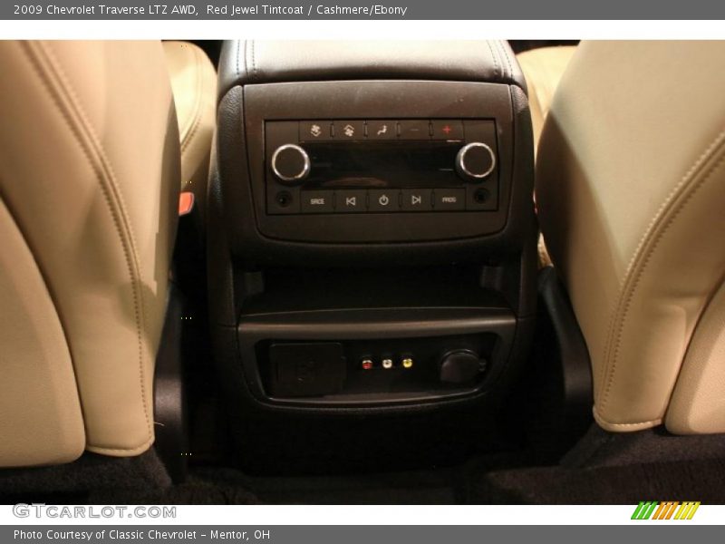 Red Jewel Tintcoat / Cashmere/Ebony 2009 Chevrolet Traverse LTZ AWD