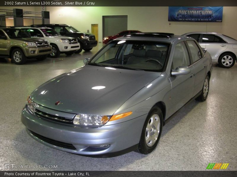 Silver Blue / Gray 2002 Saturn L Series L300 Sedan