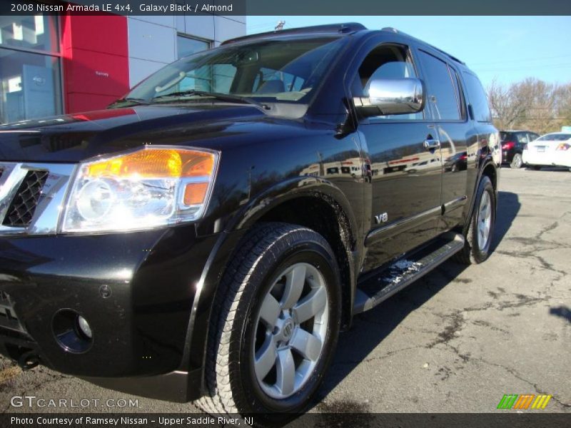 Galaxy Black / Almond 2008 Nissan Armada LE 4x4