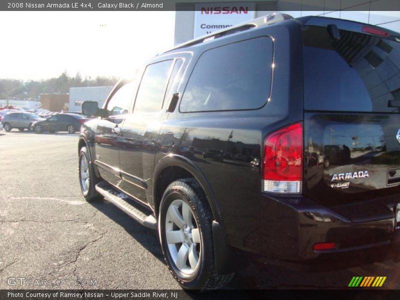 Galaxy Black / Almond 2008 Nissan Armada LE 4x4