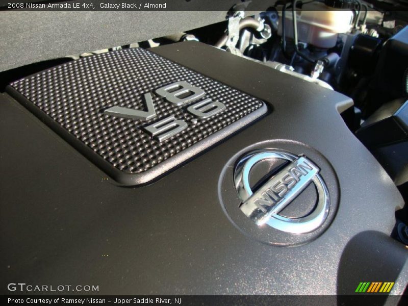 Galaxy Black / Almond 2008 Nissan Armada LE 4x4