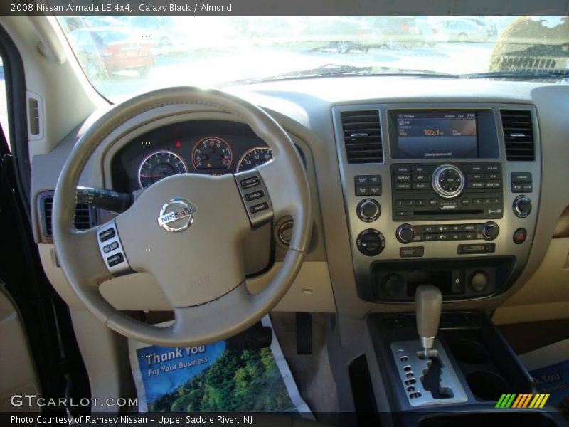 Galaxy Black / Almond 2008 Nissan Armada LE 4x4