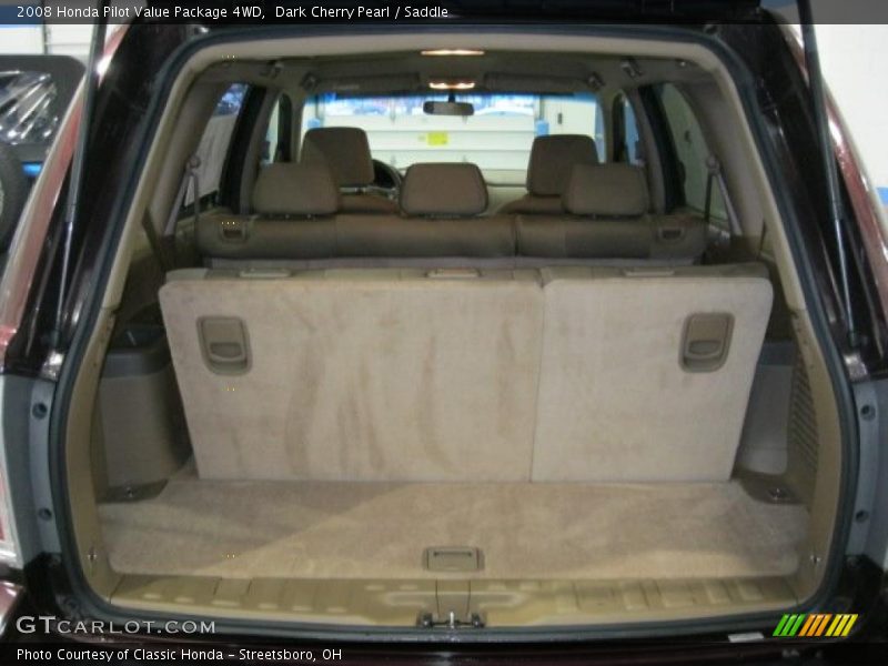Dark Cherry Pearl / Saddle 2008 Honda Pilot Value Package 4WD