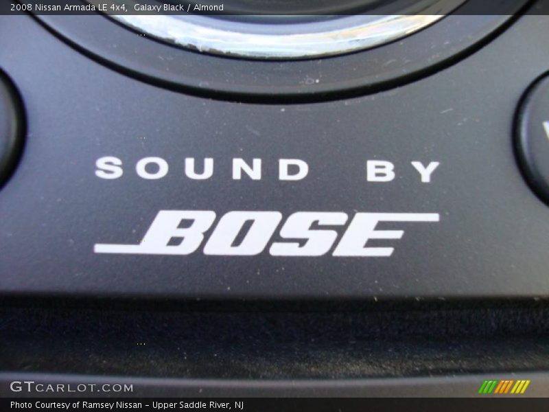 Galaxy Black / Almond 2008 Nissan Armada LE 4x4