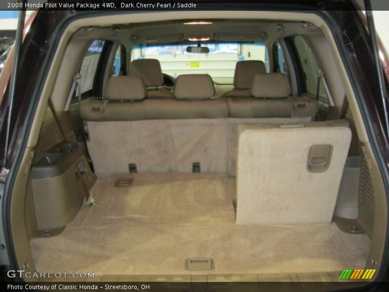Dark Cherry Pearl / Saddle 2008 Honda Pilot Value Package 4WD