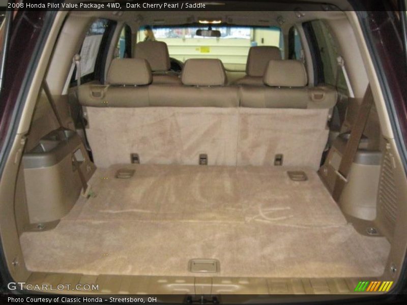 Dark Cherry Pearl / Saddle 2008 Honda Pilot Value Package 4WD