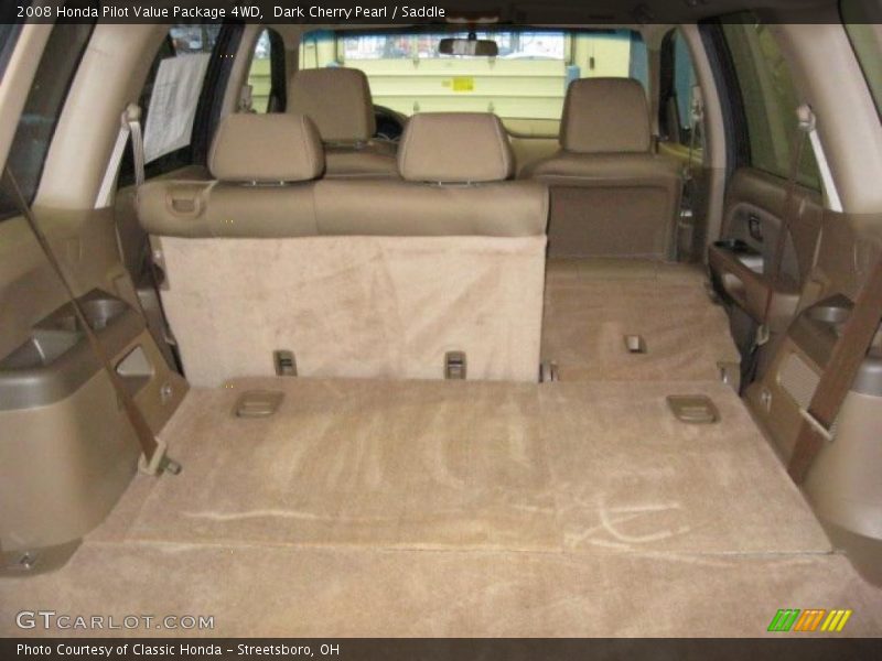 Dark Cherry Pearl / Saddle 2008 Honda Pilot Value Package 4WD