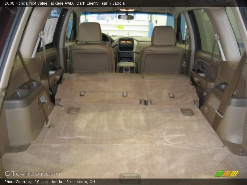 Dark Cherry Pearl / Saddle 2008 Honda Pilot Value Package 4WD