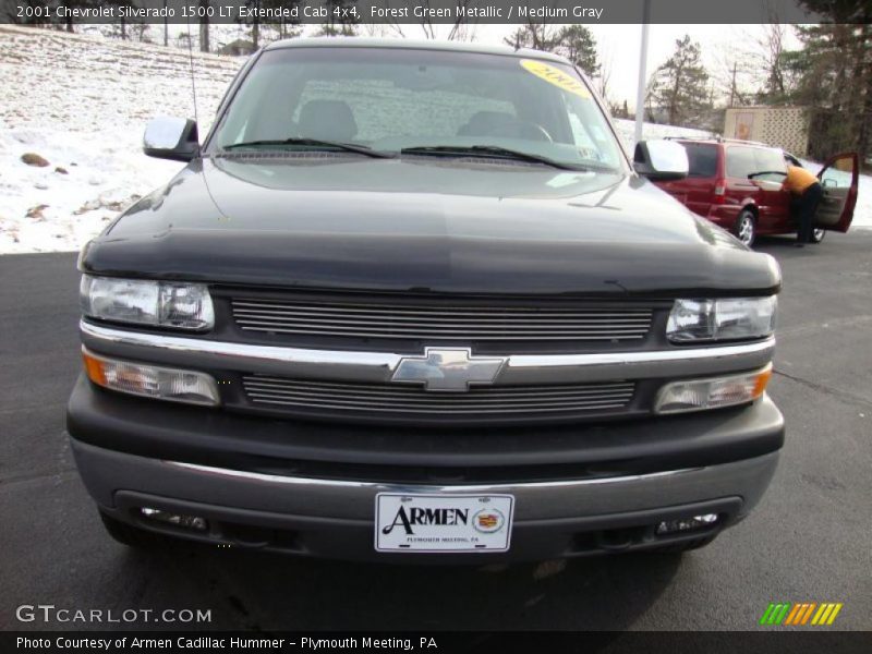 Forest Green Metallic / Medium Gray 2001 Chevrolet Silverado 1500 LT Extended Cab 4x4
