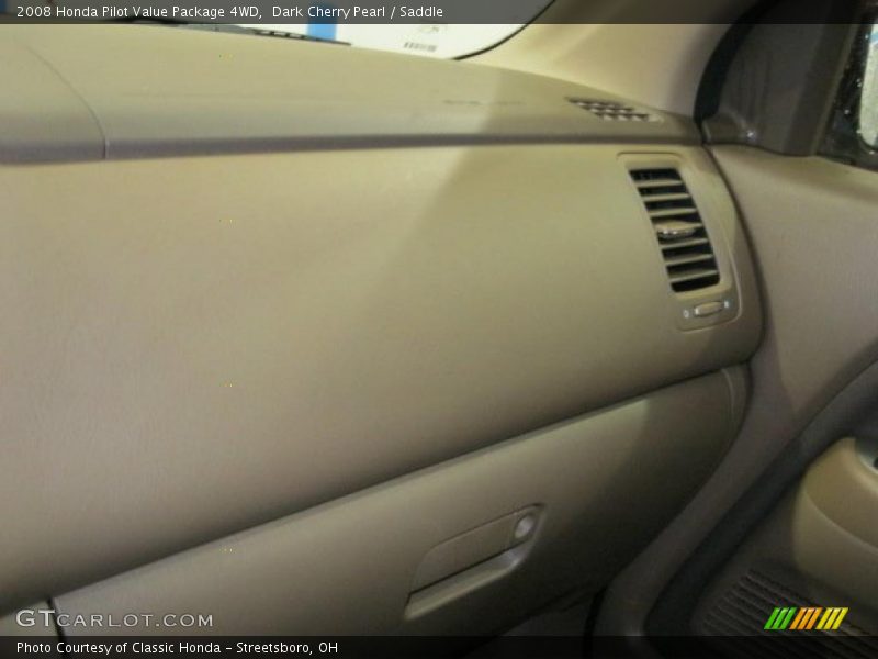Dark Cherry Pearl / Saddle 2008 Honda Pilot Value Package 4WD
