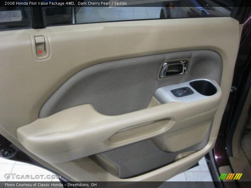 Dark Cherry Pearl / Saddle 2008 Honda Pilot Value Package 4WD
