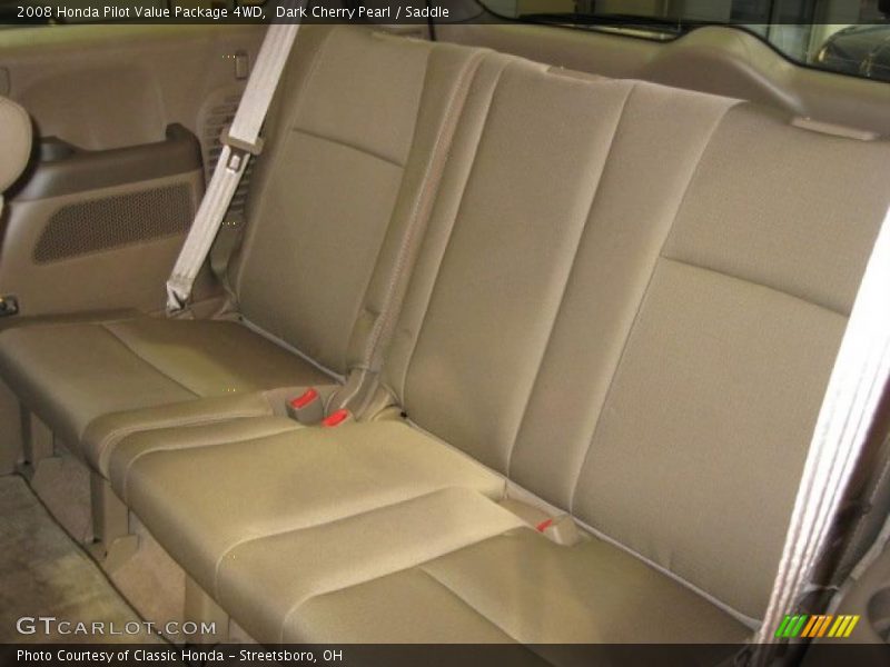 Dark Cherry Pearl / Saddle 2008 Honda Pilot Value Package 4WD