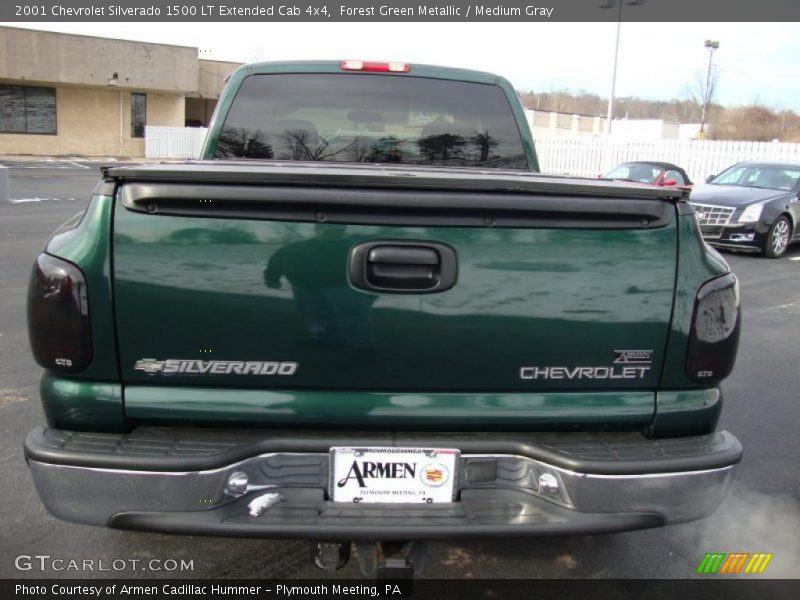 Forest Green Metallic / Medium Gray 2001 Chevrolet Silverado 1500 LT Extended Cab 4x4