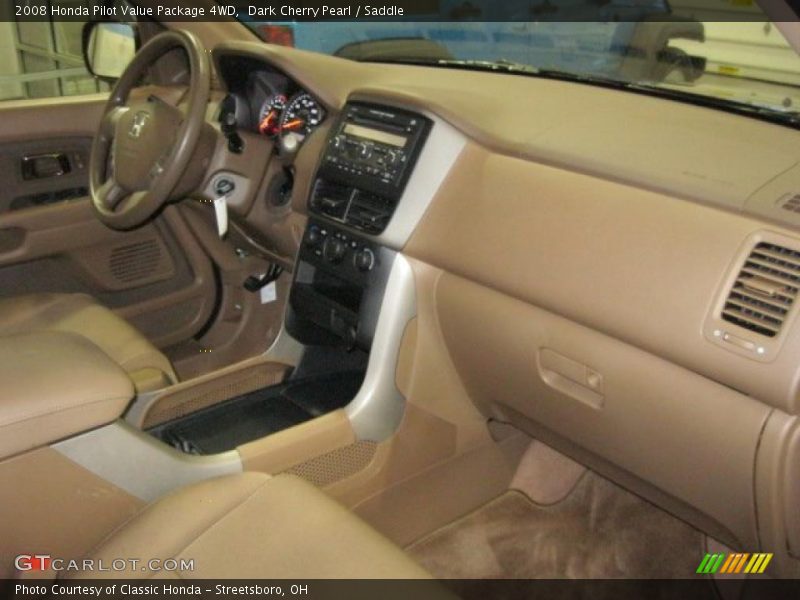 Dark Cherry Pearl / Saddle 2008 Honda Pilot Value Package 4WD