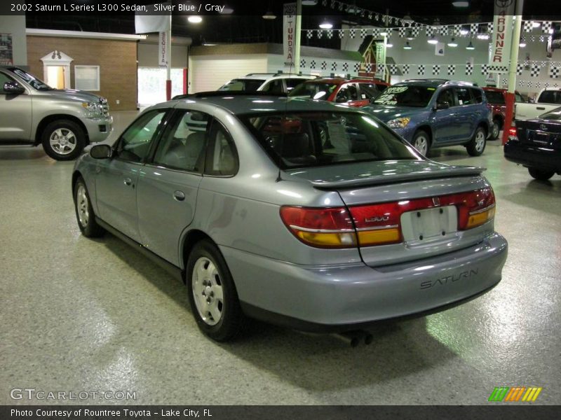 Silver Blue / Gray 2002 Saturn L Series L300 Sedan