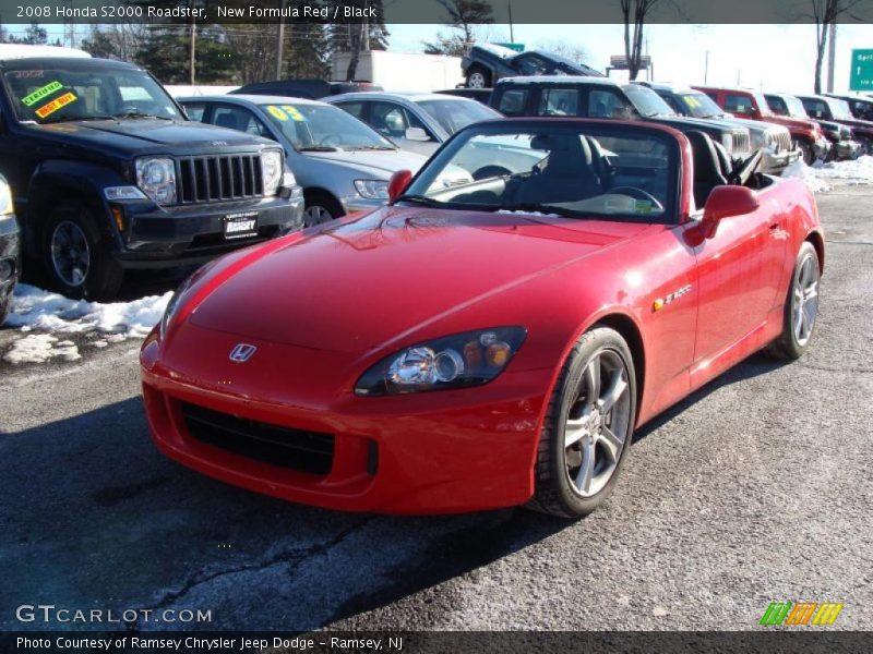 New Formula Red / Black 2008 Honda S2000 Roadster