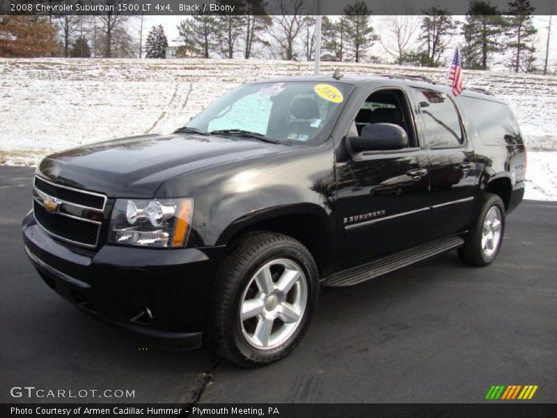 Black / Ebony 2008 Chevrolet Suburban 1500 LT 4x4