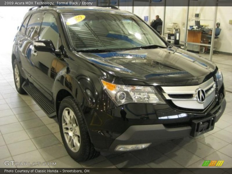 Formal Black / Ebony 2009 Acura MDX Technology