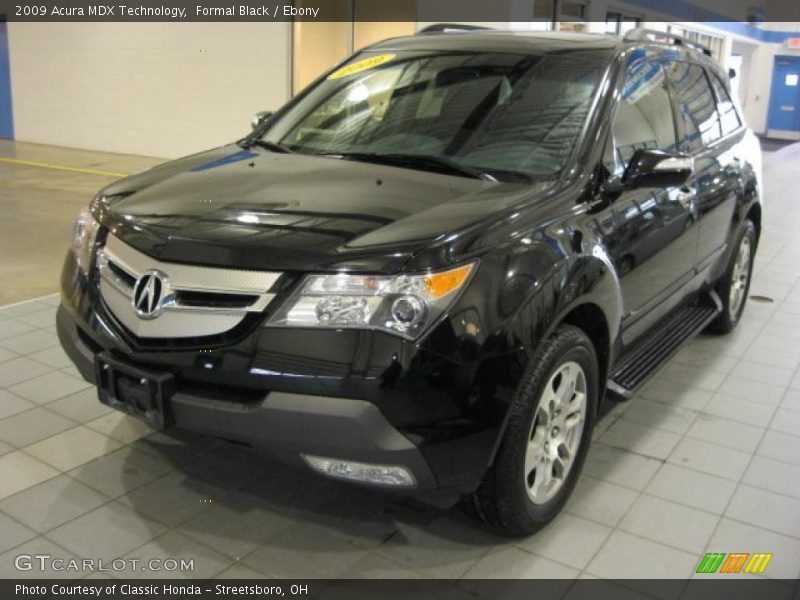 Formal Black / Ebony 2009 Acura MDX Technology