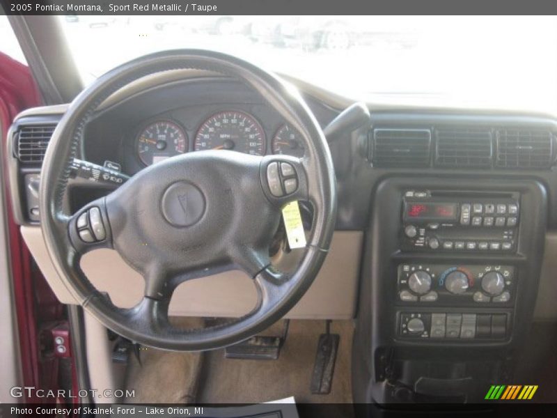 Sport Red Metallic / Taupe 2005 Pontiac Montana