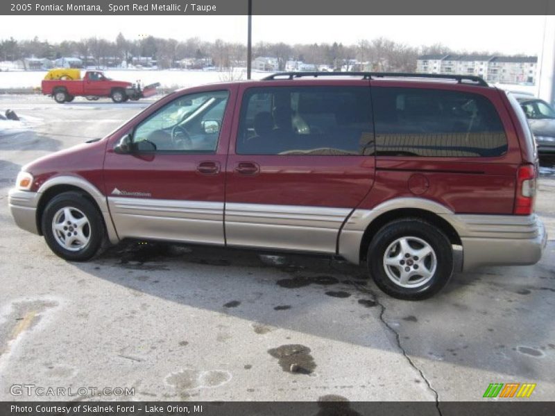 Sport Red Metallic / Taupe 2005 Pontiac Montana