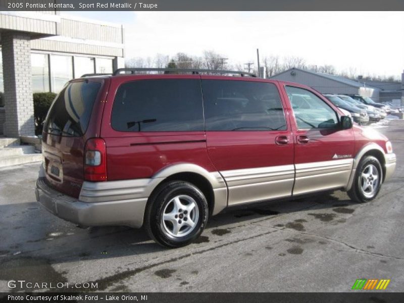 Sport Red Metallic / Taupe 2005 Pontiac Montana