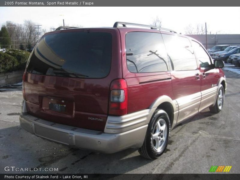 Sport Red Metallic / Taupe 2005 Pontiac Montana