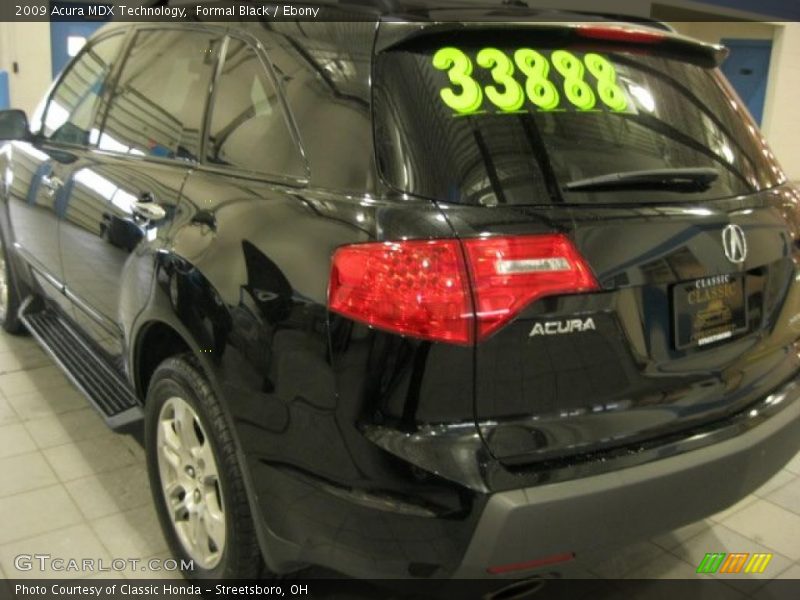 Formal Black / Ebony 2009 Acura MDX Technology