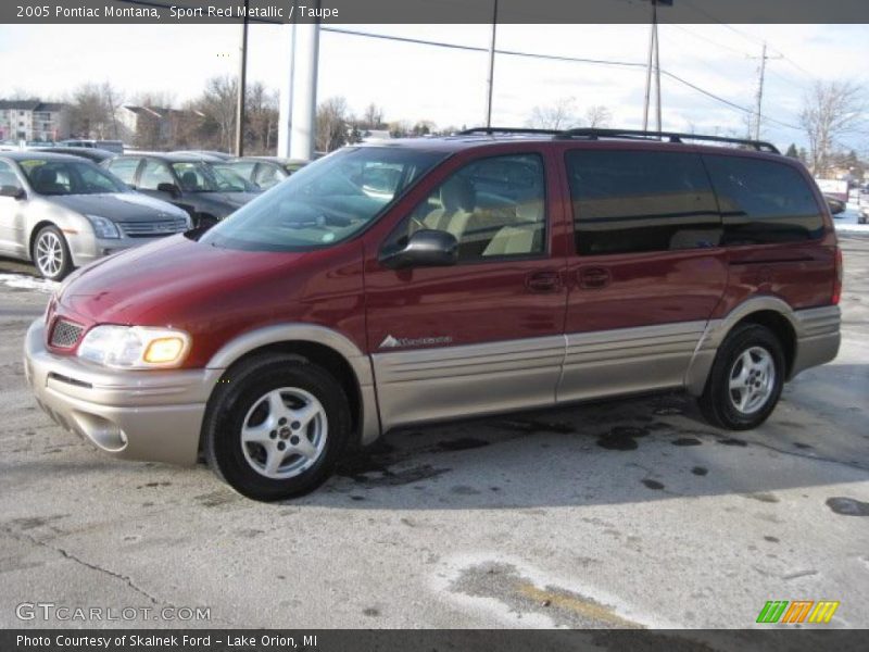 Sport Red Metallic / Taupe 2005 Pontiac Montana