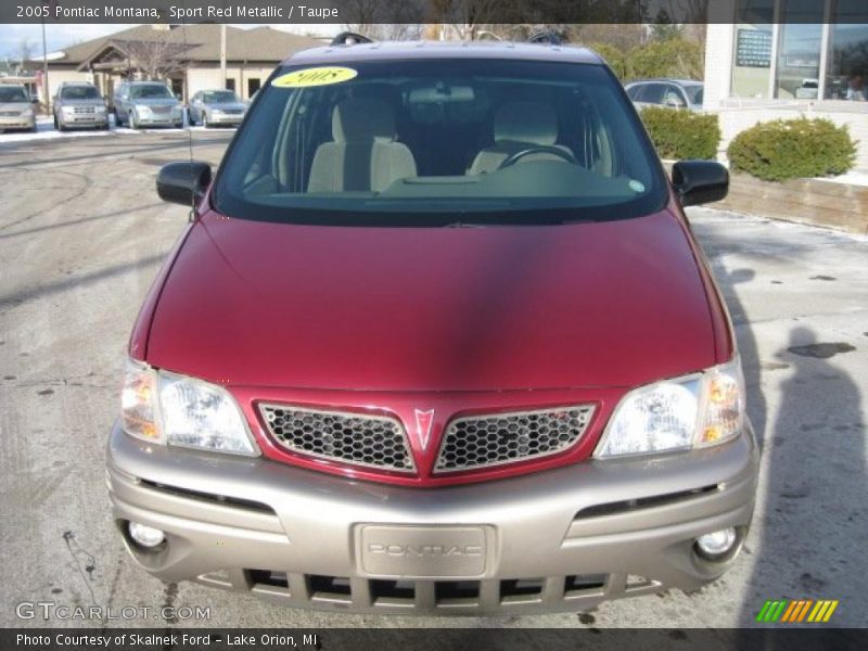 Sport Red Metallic / Taupe 2005 Pontiac Montana