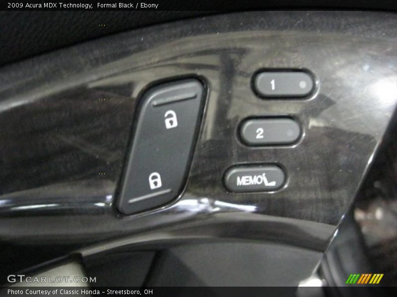 Formal Black / Ebony 2009 Acura MDX Technology