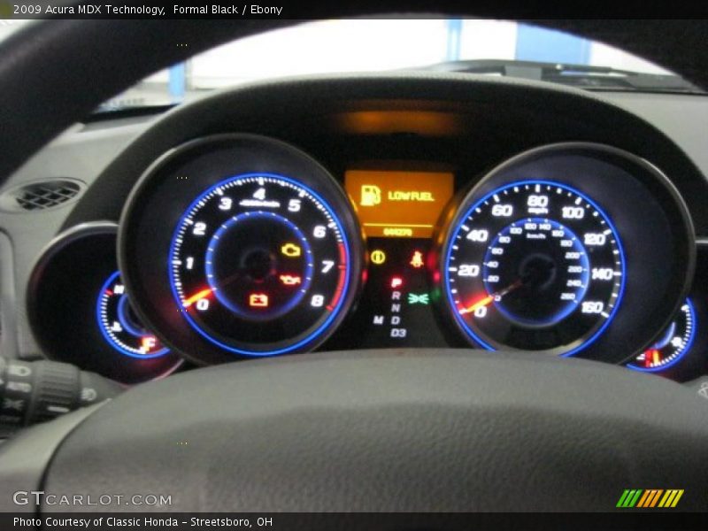 Formal Black / Ebony 2009 Acura MDX Technology