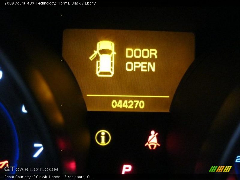 Formal Black / Ebony 2009 Acura MDX Technology